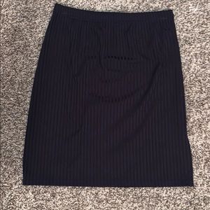 Navy Blue ribbed skirt